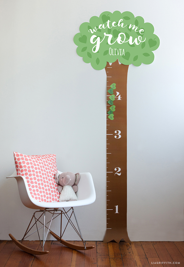 Printable Height Chart For Kids - Lia Griffith