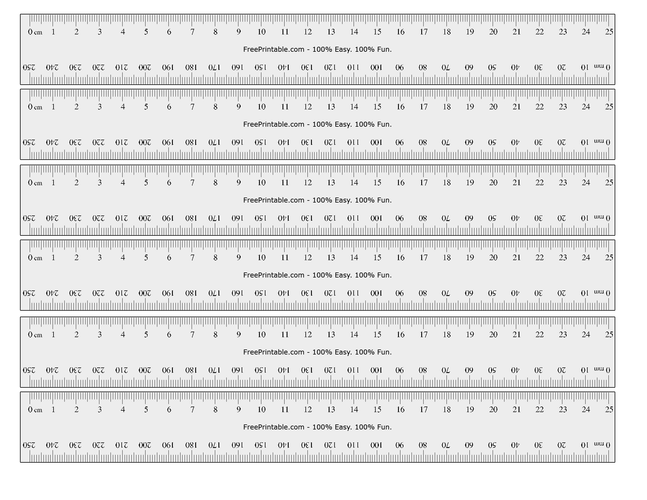 Printable Mm Scale | Shop Fresh