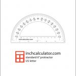 Printable Protractor Download   Inch Calculator