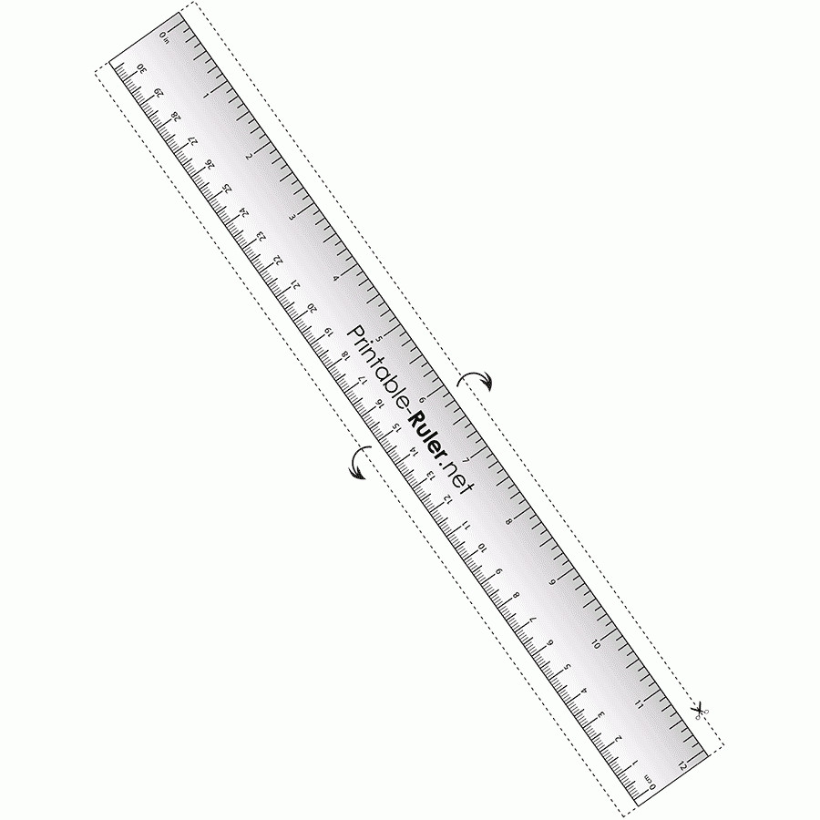 Online Printable Scale Ruler