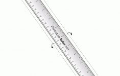Printable Ruler Actual Size A4