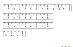 Printable Color Coded Inch Ruler