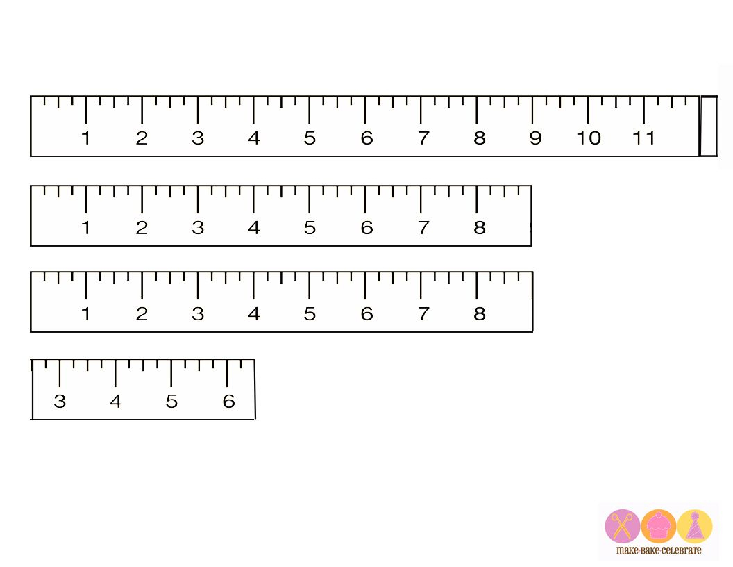 Printable 1 4 Ruler Printable Ruler Actual Size