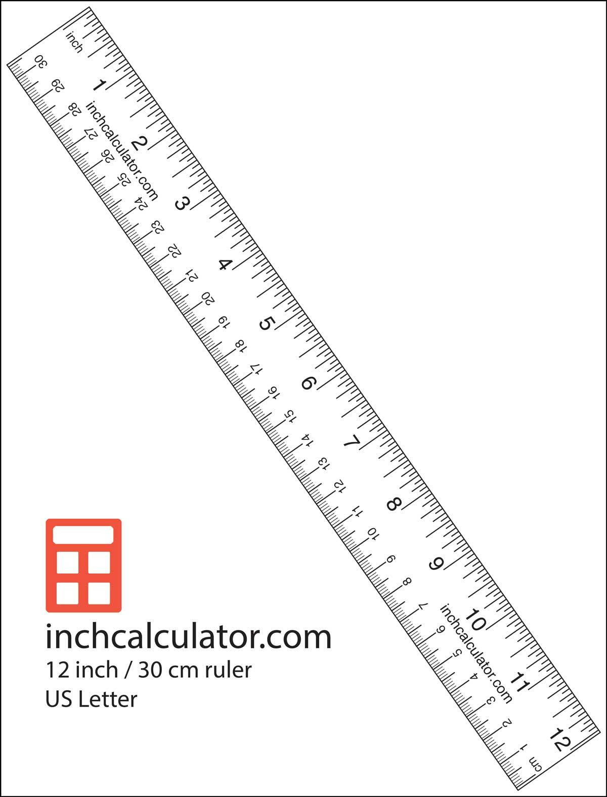 1 32 Scale Ruler Printable | Printable Ruler Actual Size