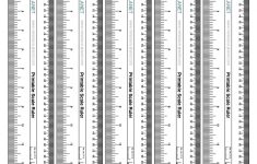 1 25 Scale Ruler Printable