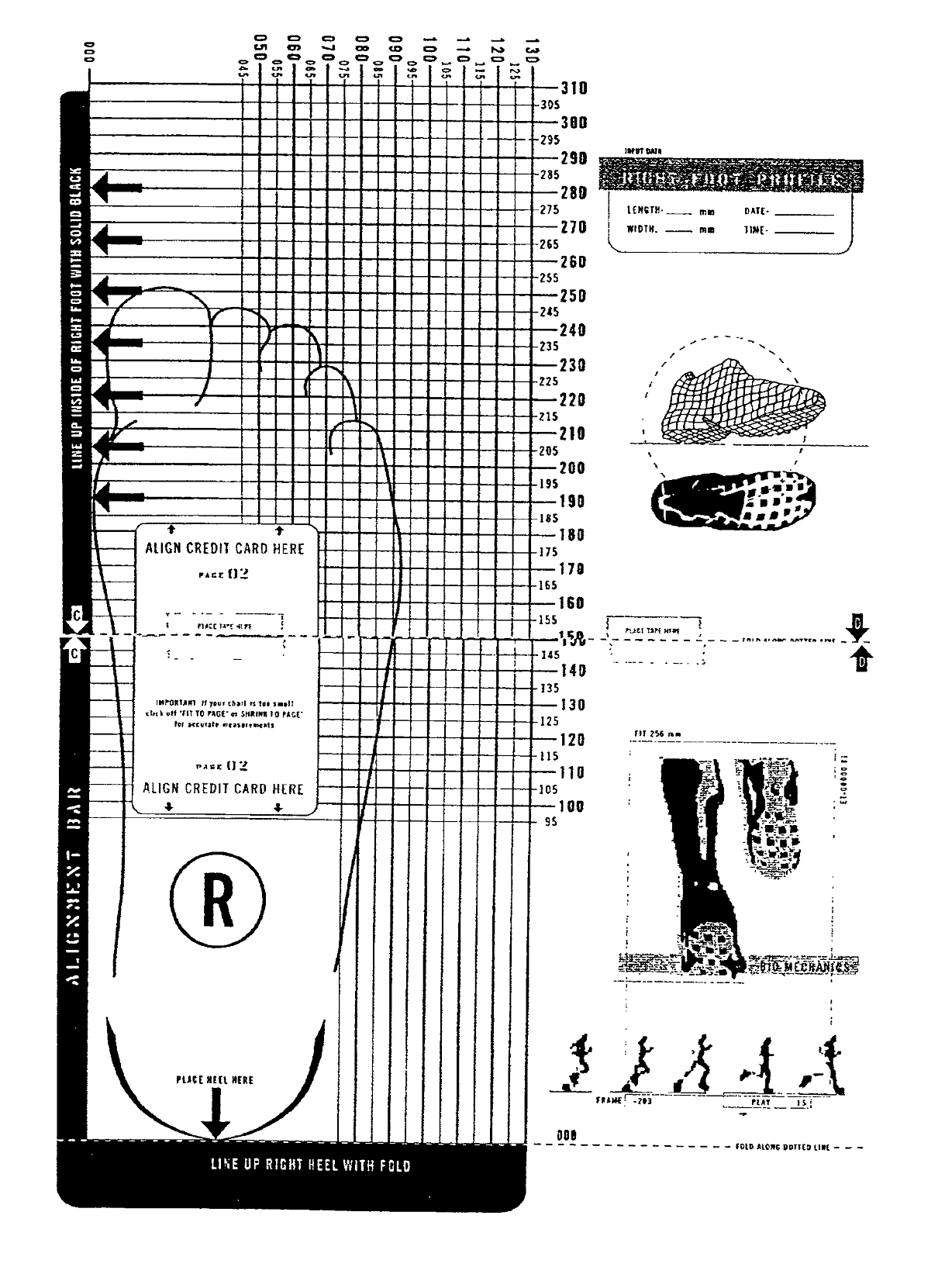 Printable Shoe Size Chart | Activity Shelter