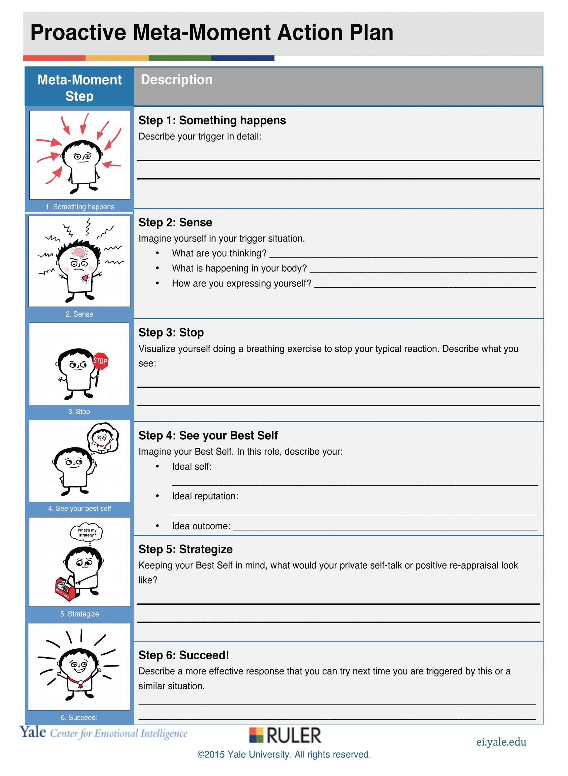 Proactive Meta-Moment Action Plan [Preschool] | Teaching