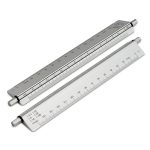 Promotional 150Mm Metal Scale Ruler With Rotating Scales