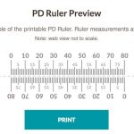 Pupillary Distance Ruler Print Out