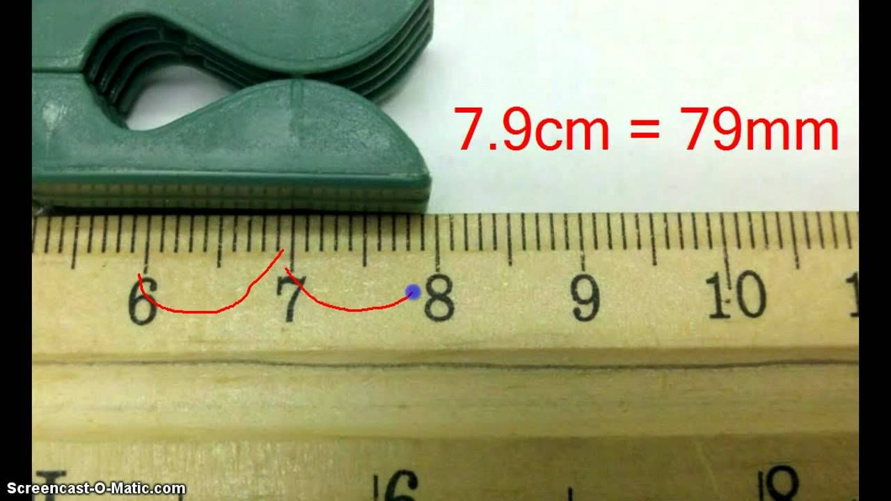 Reading A Metric Ruler | Science Skills, Math Measurement