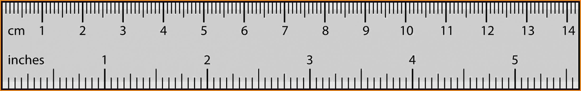 ruler measurements inches