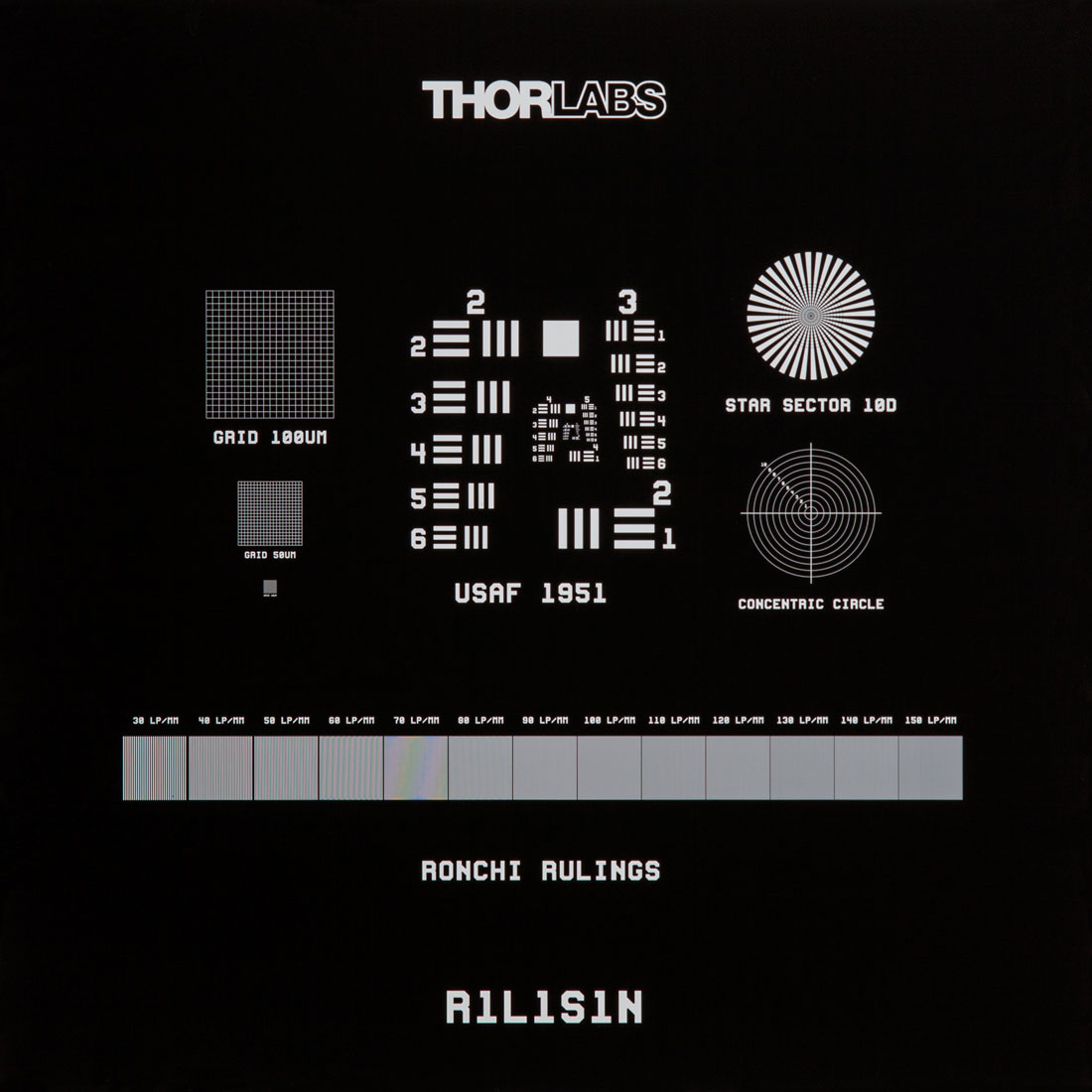 Resolution Test Targets