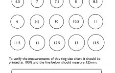 Ring Size Chart, How To Measure Ring Size, Online Printable - Printable ...