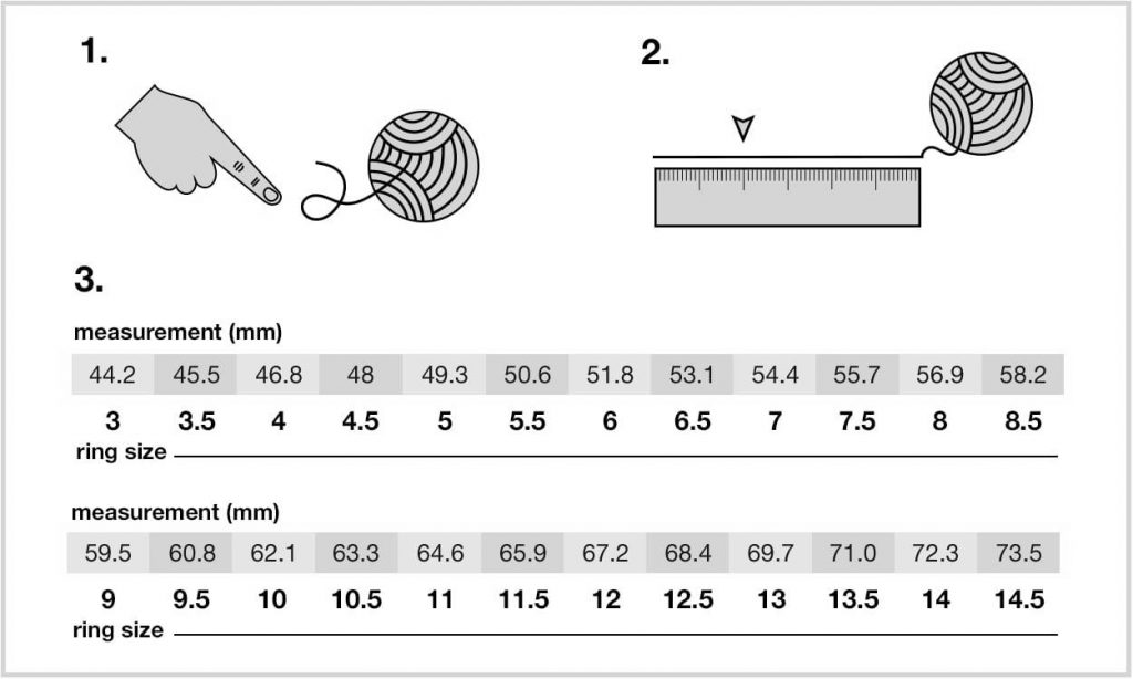 ring size guide huut store printable ruler actual size