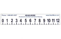 Large Number Printable Ruler