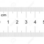 Ruler Of 50 Millimeters. Ruler Of 5 Centimeters. Calibration..