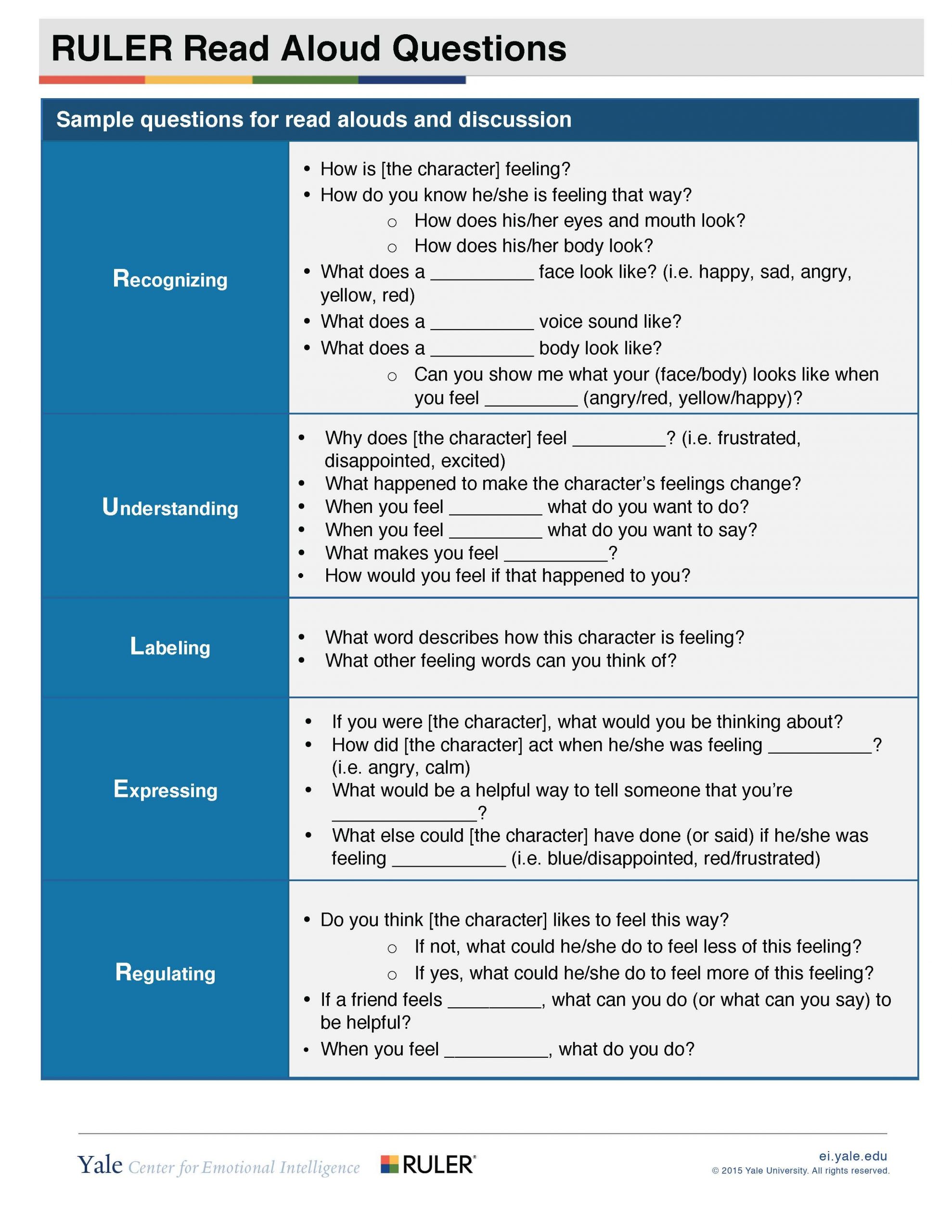 Ruler Read Aloud Questions [Preschool] (With Images