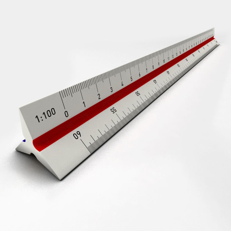 Scale Ruler 3D Model $8 - .unknown .obj .ma .max .fbx .c4D