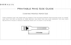 Ring Ruler Printable