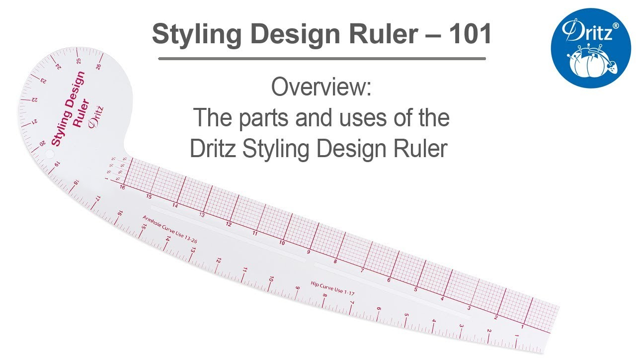 Styling Design Ruler 101 Series – The Parts And Uses Of The Dritz Styling  Design Ruler