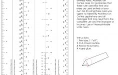 Architects Scale Ruler Printable