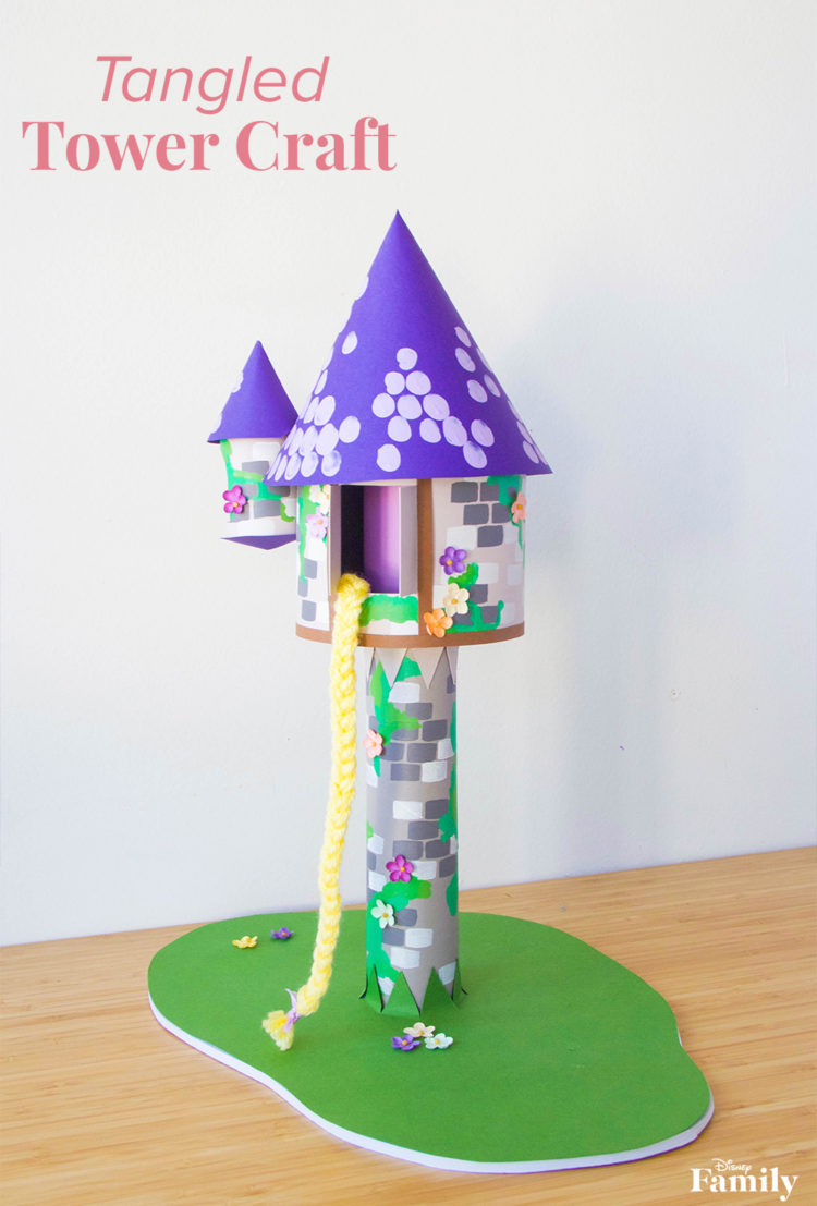 Tangled Tower Craft Is Perfect For Your Little One&amp;#039;s Room