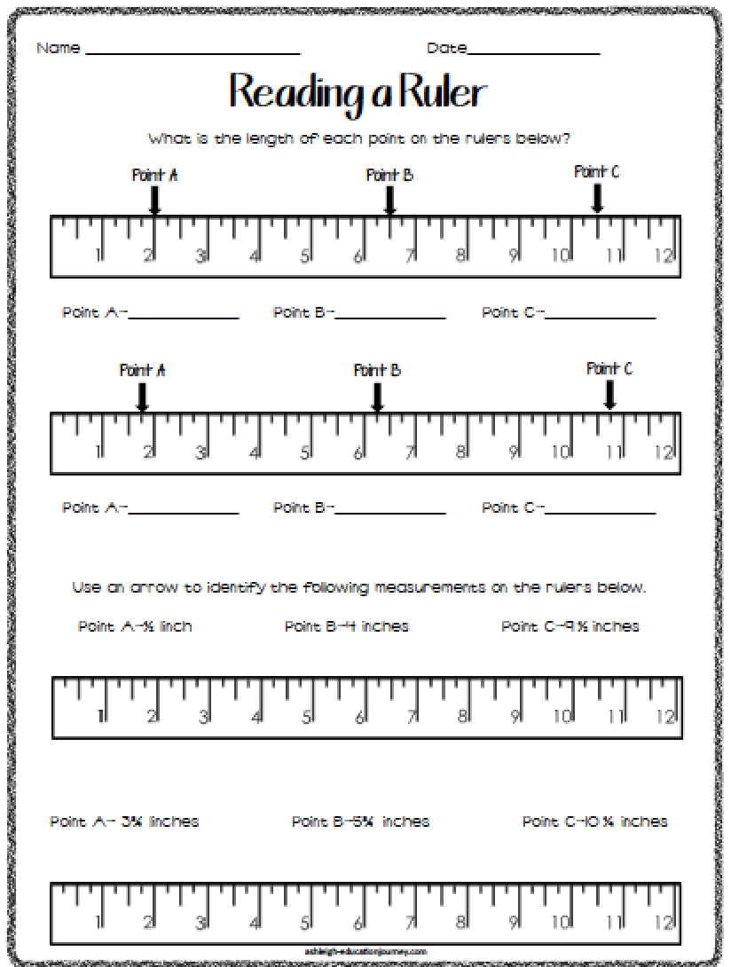 Teach Students How To Read A Ruler To The Nearest One-Fourth