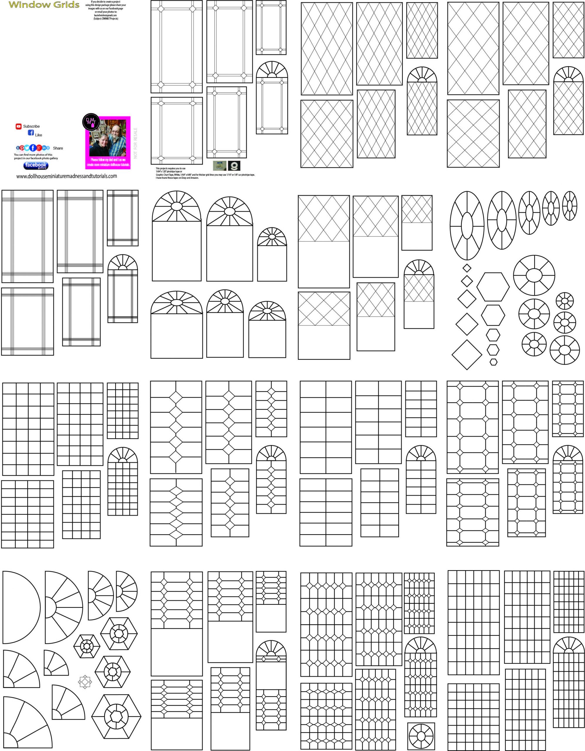 Templates-Other Misc | Doll House, Ruler Gifts, Templates