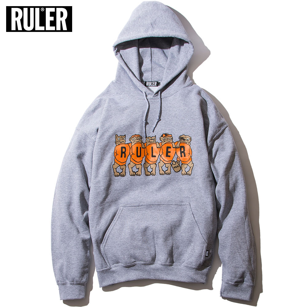 The Size That Ruler (Ruler) Fellowes Sweat Hoodie Parka Men Street Brand  Thick Back Raising Sweat Shirt Pullover Black Gray White S M L Xl Xxl In  The
