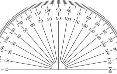 Printable Rulers Protractors