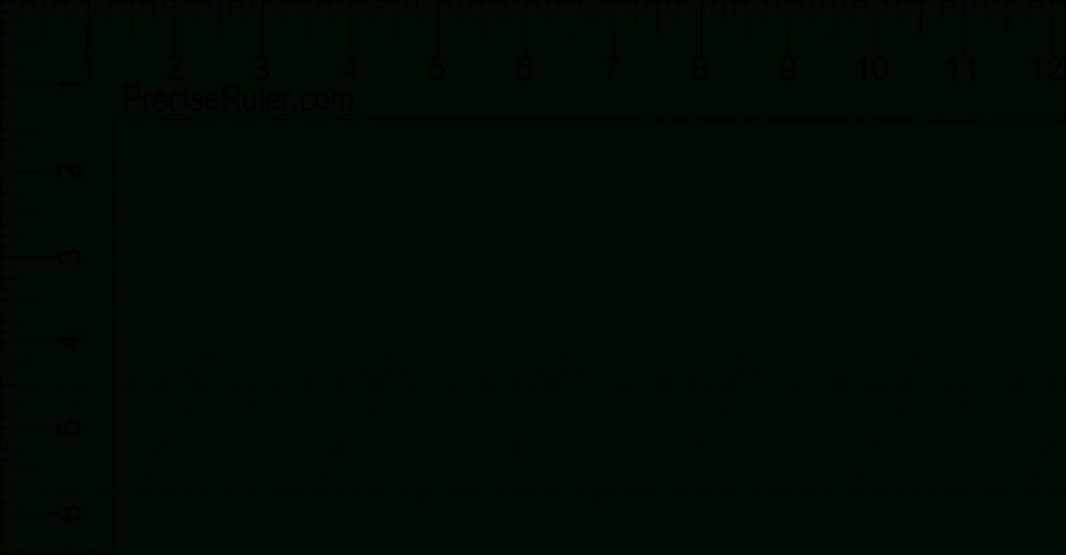 Vector Measure Imperial Rulers Transparent & Png Clipart - Printable