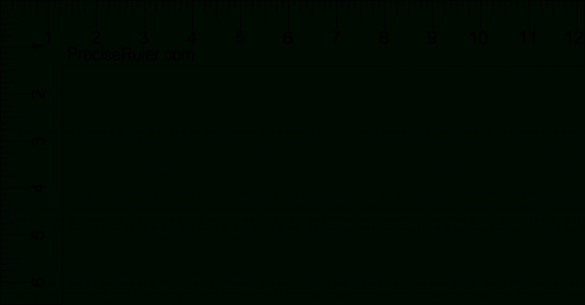 Vector Measure Imperial Rulers Transparent & Png Clipart - Printable