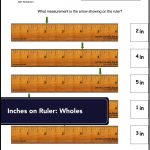 Worksheets For Measuring Length On An Imperial Inch Ruler
