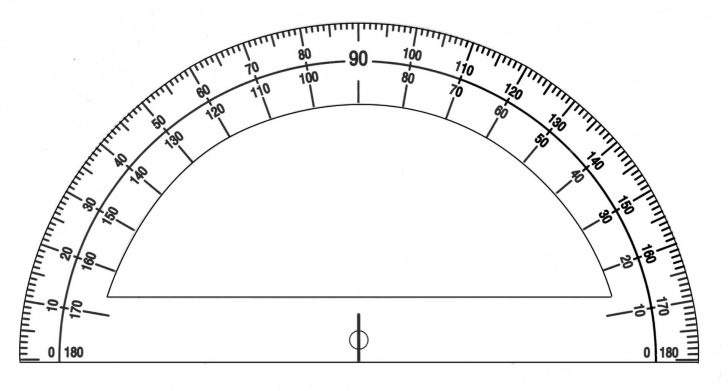 Worksheets Using Protractors | Protractor, Standards For - Printable ...