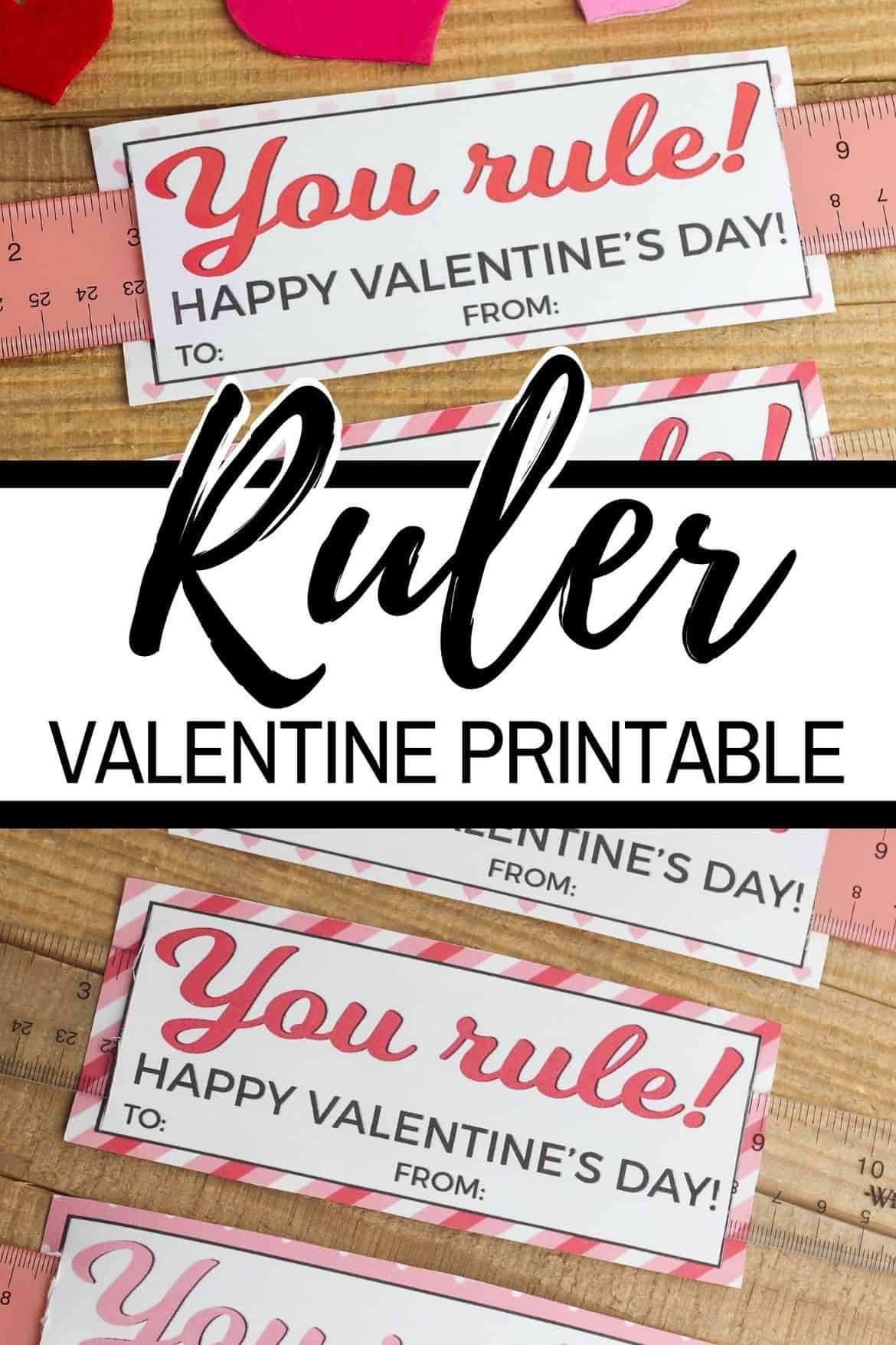You Rule Valentine In 2020 | Valentines Printables Free