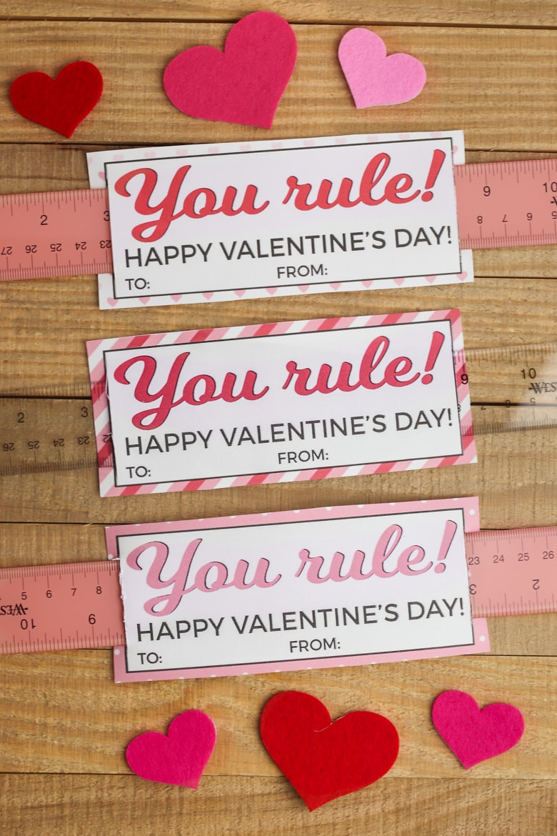 You Rule Valentine With Free Printable (Great For Classrooms!)